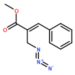 2-Propenoic acid, 2-(azidomethyl)-3-phenyl-, methyl ester, (2E)-