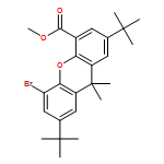 9H-Xanthene-4-carboxylic acid, 5-bromo-2,7-bis(1,1-dimethylethyl)-9,9-dimethyl-, methyl ester