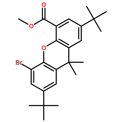 9H-Xanthene-4-carboxylic acid, 5-bromo-2,7-bis(1,1-dimethylethyl)-9,9-dimethyl-, methyl ester