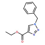 1H-1,2,3-Triazole-4-carboxylic acid, 1-(phenylmethyl)-, ethyl ester