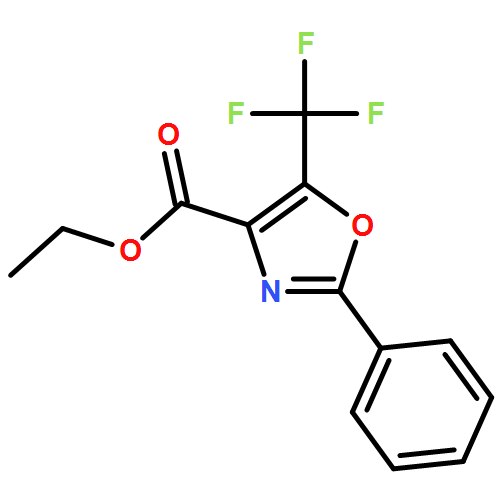 4-Oxazolecarboxylic acid, 2-phenyl-5-(trifluoromethyl)-, ethyl ester