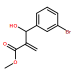 Benzenepropanoic acid, 3-bromo-β-hydroxy-α-methylene-, methyl ester