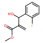 Benzenepropanoic acid, 2-fluoro-β-hydroxy-α-methylene-, methyl ester