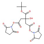 1,2,3-Propanetricarboxylic acid, 2-hydroxy-, 2-(1,1-dimethylethyl) 1,3-bis(2,5-dioxo-1-pyrrolidinyl) ester