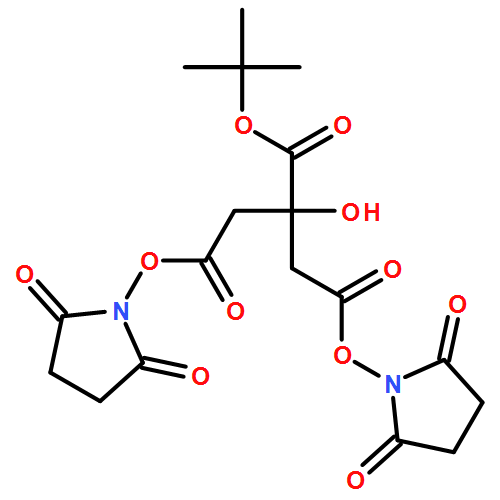 1,2,3-Propanetricarboxylic acid, 2-hydroxy-, 2-(1,1-dimethylethyl) 1,3-bis(2,5-dioxo-1-pyrrolidinyl) ester