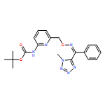 Carbamic acid,[6-[[[(Z)-[(1-methyl-1H-tetrazol-5-yl)phenylmethylene]amino]oxy]methyl]-2-pyridinyl]-, 1,1-dimethylethyl ester