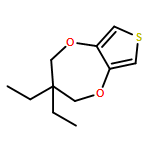 2H-Thieno[3,4-b][1,4]dioxepin, 3,3-diethyl-3,4-dihydro-