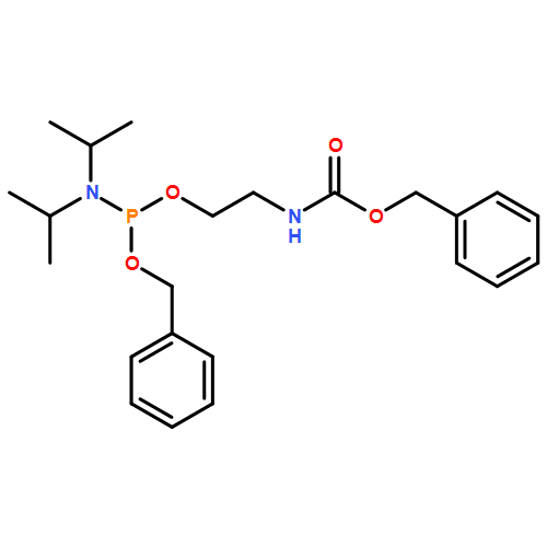 5-Oxa-2,7-diaza-6-phosphanonanoic acid, 8-methyl-7-(1-methylethyl)-6-(phenylmethoxy)-, phenylmethyl ester