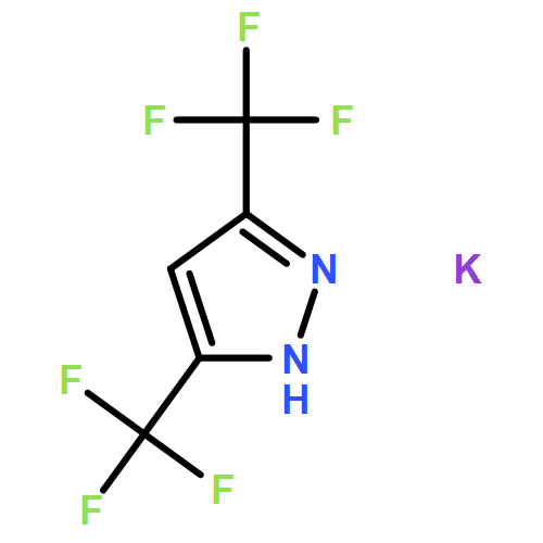 1H-Pyrazole, 3,5-bis(trifluoromethyl)-, potassium salt