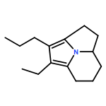 Pyrrolo[2,1,5-cd]indolizine, 1-ethyl-3,4,4a,5,6,7-hexahydro-2-propyl-, (4aR)-