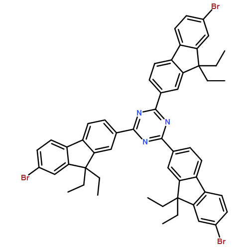 1,3,5-Triazine, 2,4,6-tris(7-bromo-9,9-diethyl-9H-fluoren-2-yl)-