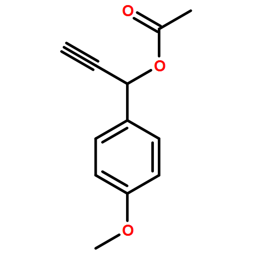 Benzenemethanol, α-ethynyl-4-methoxy-, acetate, (αR)- (9CI)