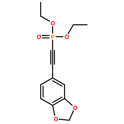 Phosphonic acid, P-[2-(1,3-benzodioxol-5-yl)ethynyl]-, diethyl ester