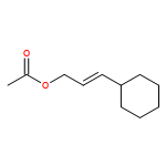 2-Propen-1-ol, 3-cyclohexyl-, 1-acetate, (2E)-