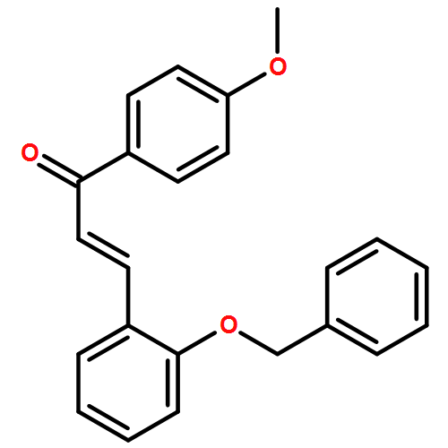 2-Propen-1-one, 1-(4-methoxyphenyl)-3-[2-(phenylmethoxy)phenyl]-, (E)- (9CI)