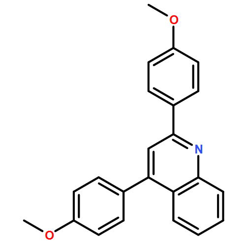 Quinoline, 2,4-bis(4-methoxyphenyl)-