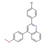 Quinoline, 2-(4-bromophenyl)-4-(4-methoxyphenyl)-