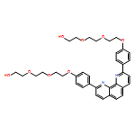 Ethanol, 2,2'-[1,10-phenanthroline-2,9-diylbis(4,1-phenyleneoxy-2,1-ethanediyloxy-2,1-ethanediyloxy)]bis-