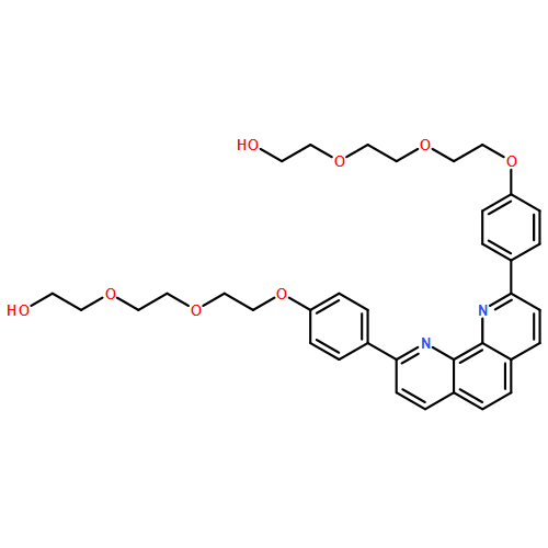 Ethanol, 2,2'-[1,10-phenanthroline-2,9-diylbis(4,1-phenyleneoxy-2,1-ethanediyloxy-2,1-ethanediyloxy)]bis-