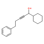 Cyclohexanemethanol, α-(4-phenyl-1-butyn-1-yl)-, (αR)-