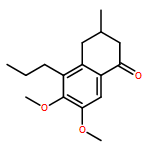 1(2H)-Naphthalenone, 3,4-dihydro-6,7-dimethoxy-3-methyl-5-propyl-