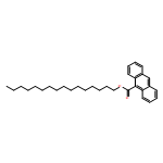 9-Anthracenecarboxylic acid, hexadecyl ester