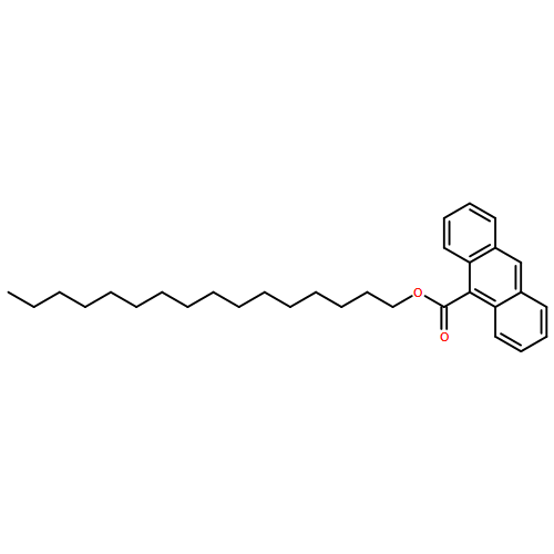 9-Anthracenecarboxylic acid, hexadecyl ester