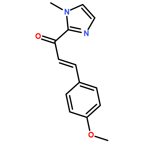 2-Propen-1-one, 3-(4-methoxyphenyl)-1-(1-methyl-1H-imidazol-2-yl)-, (2E)-