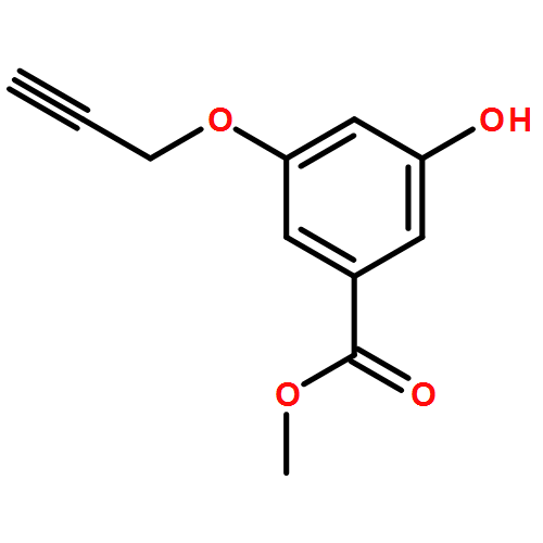 Benzoic acid, 3-hydroxy-5-(2-propyn-1-yloxy)-, methyl ester