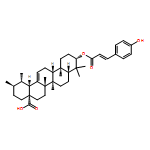 Urs-12-en-28-oic acid, 3-[[(2E)-3-(4-hydroxyphenyl)-1-oxo-2-propen-1-yl]oxy]-, (3β)-