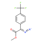 Benzeneacetic acid, α-diazo-4-(trifluoromethyl)-, methyl ester