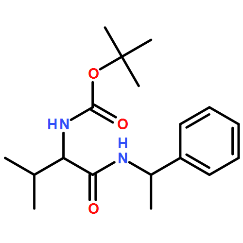 Carbamic acid, N-[(1S)-2-methyl-1-[[[(1R)-1-phenylethyl]amino]carbonyl]propyl]-, 1,1-dimethylethyl ester