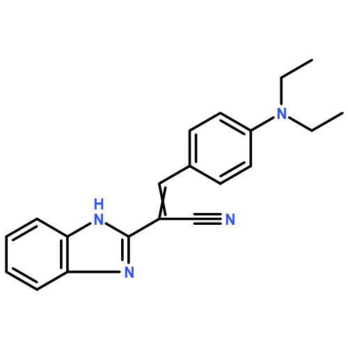 1H-Benzimidazole-2-acetonitrile, α-[[4-(diethylamino)phenyl]methylene]-