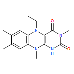 Benzo[g]pteridine-2,4(1H,3H)-dione, 5-ethyl-5,10-dihydro-3,7,8,10-tetramethyl-