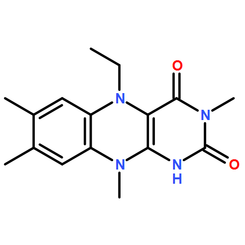 Benzo[g]pteridine-2,4(1H,3H)-dione, 5-ethyl-5,10-dihydro-3,7,8,10-tetramethyl-