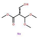 2-Propenoic acid, 2-(dimethoxymethyl)-3-hydroxy-, methyl ester, sodium salt (1:1)