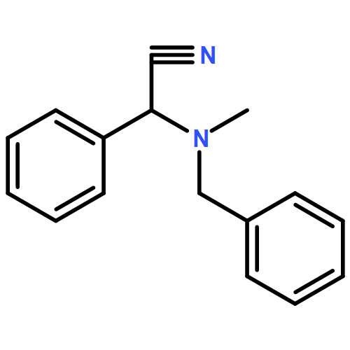 Benzeneacetonitrile, α-[methyl(phenylmethyl)amino]-