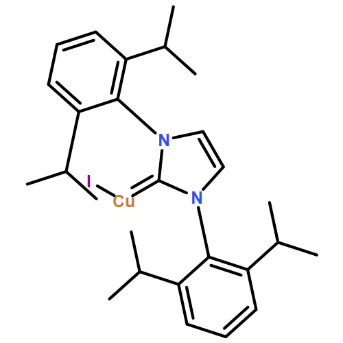 Copper, [1,3-bis[2,6-bis(1-methylethyl)phenyl]-1,3-dihydro-2H-imidazol-2-ylidene]iodo-