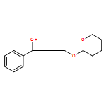 Benzenemethanol, α-[3-[(tetrahydro-2H-pyran-2-yl)oxy]-1-propyn-1-yl]-