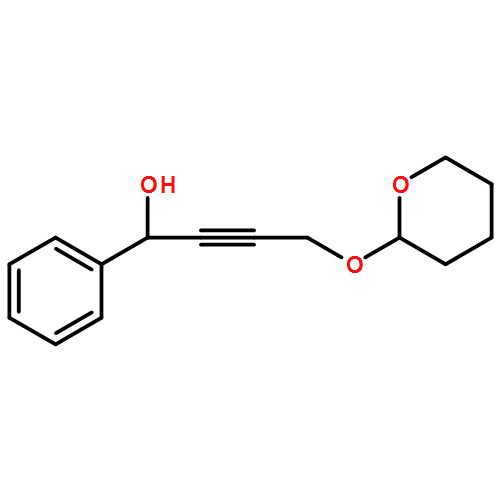 Benzenemethanol, α-[3-[(tetrahydro-2H-pyran-2-yl)oxy]-1-propyn-1-yl]-