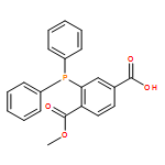 1,4-Benzenedicarboxylic acid, 2-(diphenylphosphino)-, 1-methyl ester