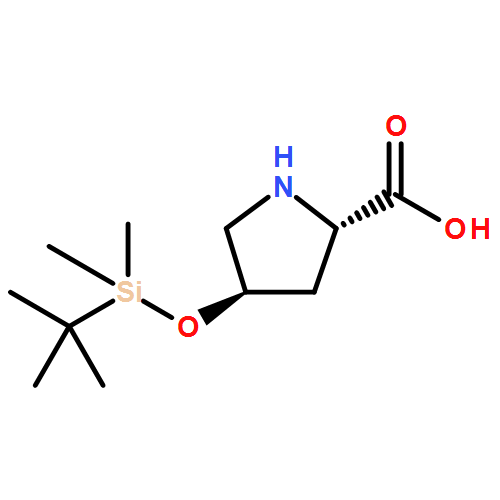 L-Proline, 4-[[(1,1-dimethylethyl)dimethylsilyl]oxy]-, (4R)-