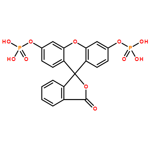 Spiro[isobenzofuran-1(3H),9'-[9H]xanthen]-3-one,3',6'-bis(phosphonooxy)-