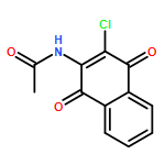 Acetamide, N-(3-chloro-1,4-dihydro-1,4-dioxo-2-naphthalenyl)-