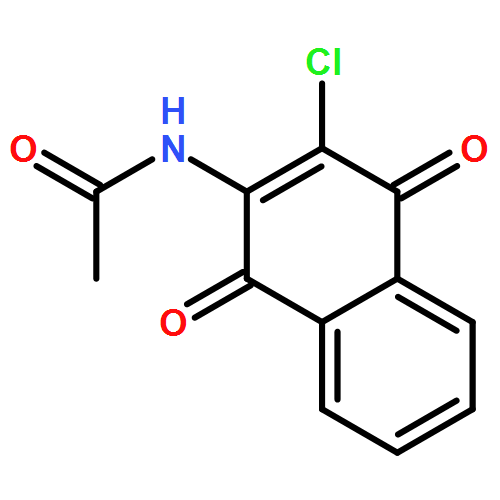 Acetamide, N-(3-chloro-1,4-dihydro-1,4-dioxo-2-naphthalenyl)-