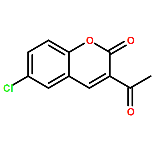 3-acetyl-6-chlorochromen-2-one