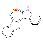 2H-Indol-2-one, 3-[(3E)-1,3-dihydro-3-(hydroxyimino)-2H-indol-2-ylidene]-1,3-dihydro-, (3Z)-