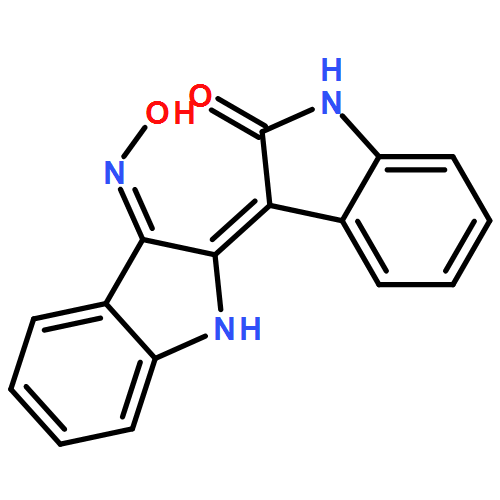 2H-Indol-2-one, 3-[(3E)-1,3-dihydro-3-(hydroxyimino)-2H-indol-2-ylidene]-1,3-dihydro-, (3Z)-