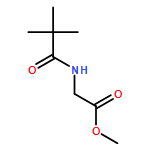 Glycine, N-(2,2-dimethyl-1-oxopropyl)-, methyl ester