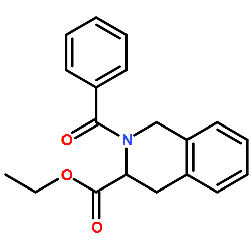 3-Isoquinolinecarboxylic acid, 2-benzoyl-1,2,3,4-tetrahydro-, ethyl ester